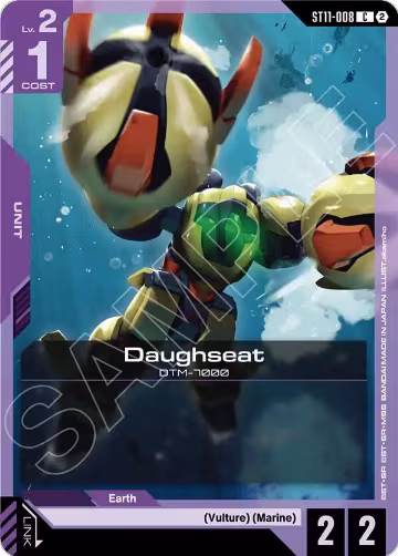 Daughseat (ST11-008), Starter Deck 11: Aquatic Assault — Gundam card price