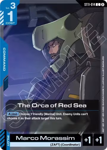 The Orca of Red Sea (ST11-014), Starter Deck 11: Aquatic Assault — Gundam card price