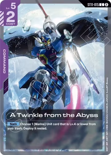 A Twinkle from the Abyss (ST11-015), Starter Deck 11: Aquatic Assault — Gundam card price