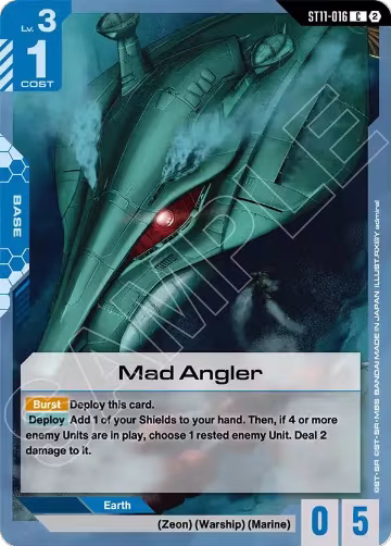 Mad Angler (ST11-016), Starter Deck 11: Aquatic Assault — Gundam card price