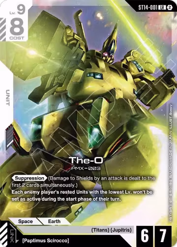 The-O (ST14-001), Starter Deck 14: Heavy Dominion — Gundam card price