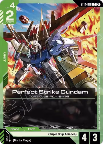 Perfect Strike Gundam (ST14-010), Starter Deck 14: Heavy Dominion — Gundam card price