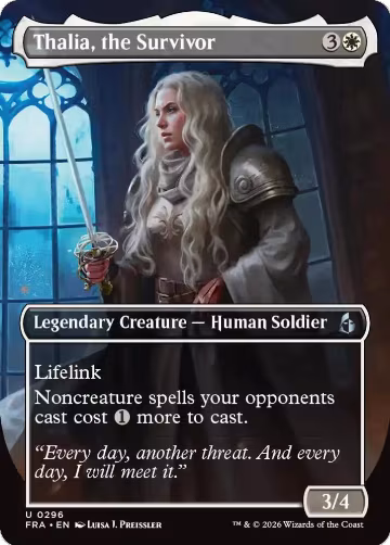 Thalia, the Survivor (Borderless) (296), Reality Fracture — Magic card price