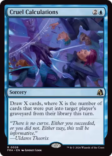 Cruel Calculations (26), Reality Fracture — Magic card price