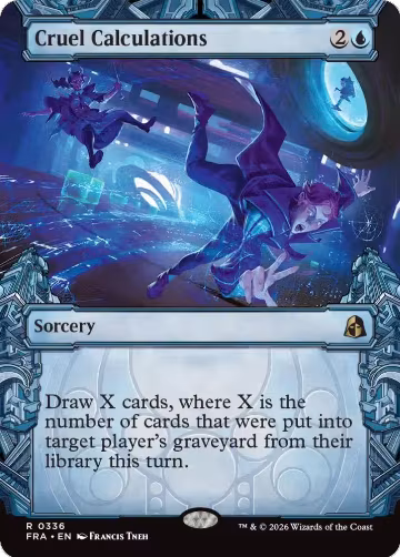 Cruel Calculations (Showcase) (336), Reality Fracture — Magic card price