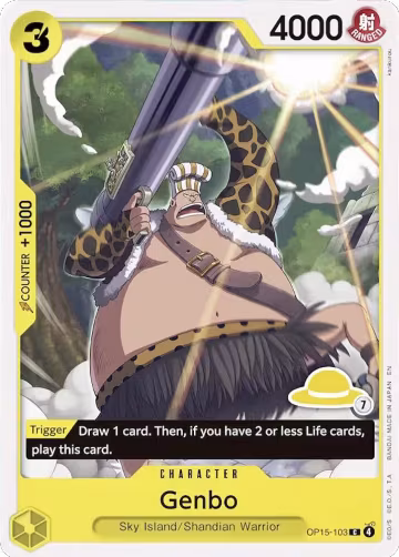 Genbo (Luffy Deck) (OP15-103), Set Sail Deck Set — One Piece card price