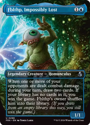 Fblthp, Impossibly Lost (Borderless) (298), Reality Fracture — Magic card price