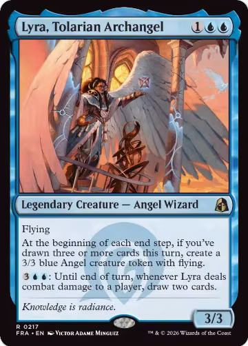 Lyra, Tolarian Archangel (217), Reality Fracture — Magic card price