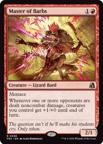 Master of Barbs (88), Reality Fracture — Magic card price