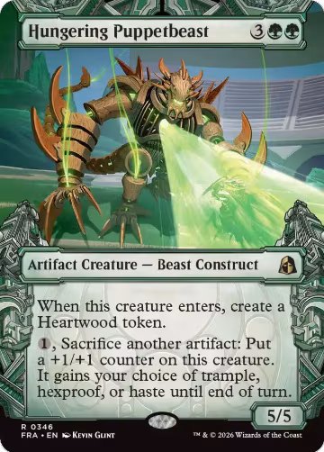 Hungering Puppetbeast (Showcase) (346), Reality Fracture — Magic card price