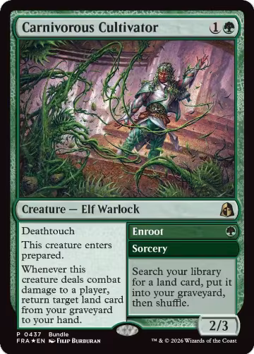 Carnivorous Cultivator (437), Unique and Miscellaneous Promos — Magic card price