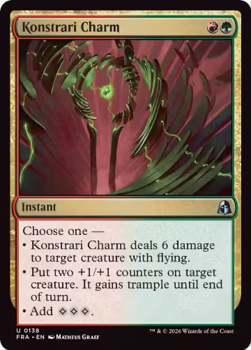Konstrari Charm (138), Reality Fracture — Magic card price