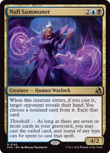 Null Summoner (142), Reality Fracture — Magic card price