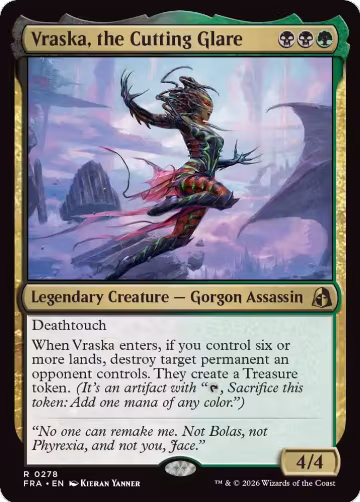 Vraska, the Cutting Glare (278), Reality Fracture — Magic card price