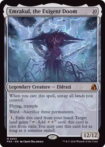 Emrakul, the Exigent Doom (1), Reality Fracture — Magic card price