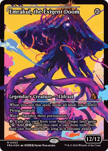 Emrakul, the Exigent Doom (Showcase) (403), Reality Fracture — Magic card price
