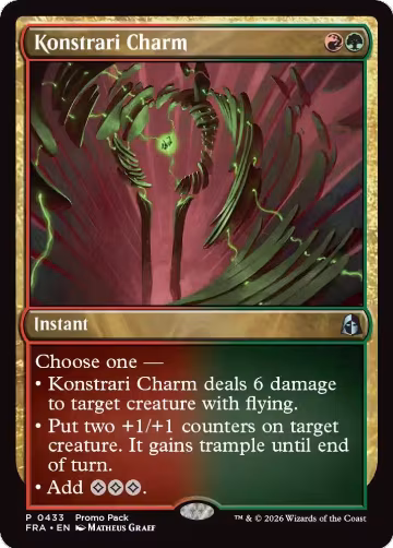 Konstrari Charm (433), Promo Pack: Reality Fracture — Magic card price