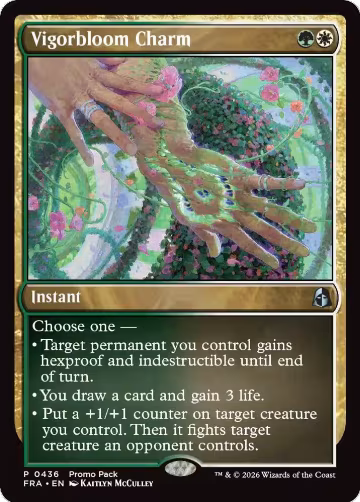 Vigorbloom Charm (436), Promo Pack: Reality Fracture — Magic card price