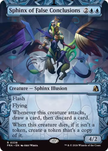 Sphinx of False Conclusions (Showcase) (338), Reality Fracture — Magic card price