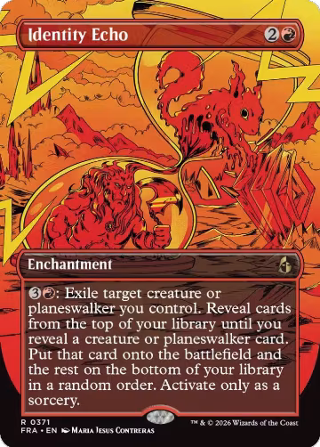 Identity Echo (Borderless) (371), Reality Fracture — Magic card price