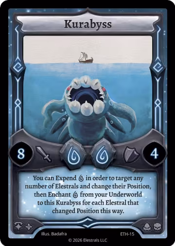 Kurabyss (ETH-15), Shattered Stars - Ethereal — Elestrals card price