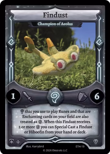 Findust - Champion of Aeolus (ETH-19), Shattered Stars - Ethereal — Elestrals card price
