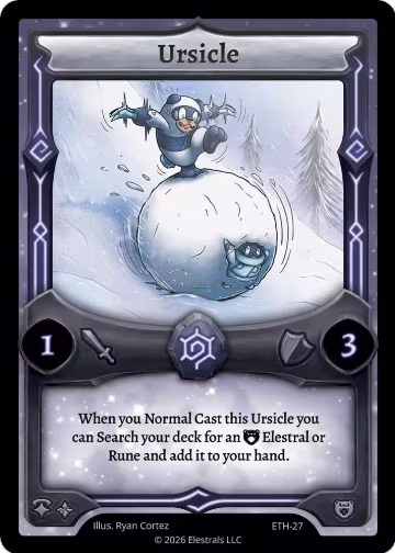 Ursicle (ETH-27), Shattered Stars - Ethereal — Elestrals card price