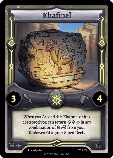Khafmel (ETH-35), Shattered Stars - Ethereal — Elestrals card price