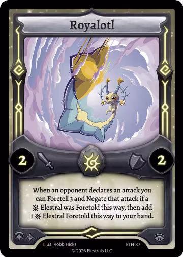 Royalotl (ETH-37), Shattered Stars - Ethereal — Elestrals card price