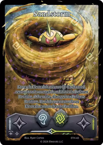 Sandstorm (ETH-43), Shattered Stars - Ethereal — Elestrals card price