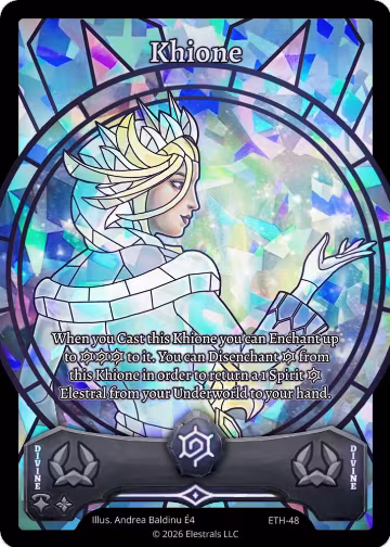 Khione (ETH-48), Shattered Stars - Ethereal — Elestrals card price
