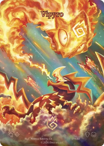 Vipyro (Full Art) (ETH-51), Shattered Stars - Ethereal — Elestrals card price