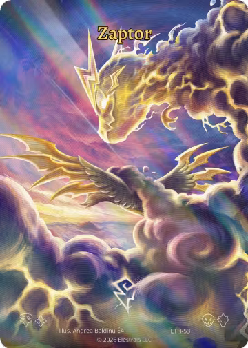Zaptor (Full Art) (ETH-53), Shattered Stars - Ethereal — Elestrals card price