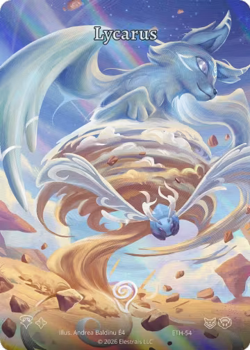 Lycarus (Full Art) (ETH-54), Shattered Stars - Ethereal — Elestrals card price