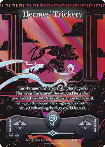 Hermes' Trickery (ETH-59), Shattered Stars - Ethereal — Elestrals card price