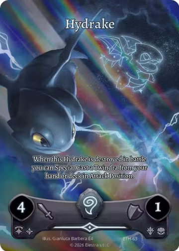 Hydrake (ETH-63), Shattered Stars - Ethereal — Elestrals card price