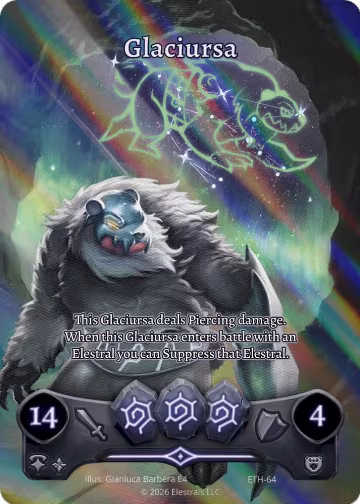 Glaciursa (ETH-64), Shattered Stars - Ethereal — Elestrals card price