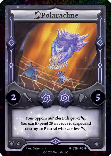 Polarachne (Stellar) (ETH-R6), Shattered Stars - Ethereal — Elestrals card price