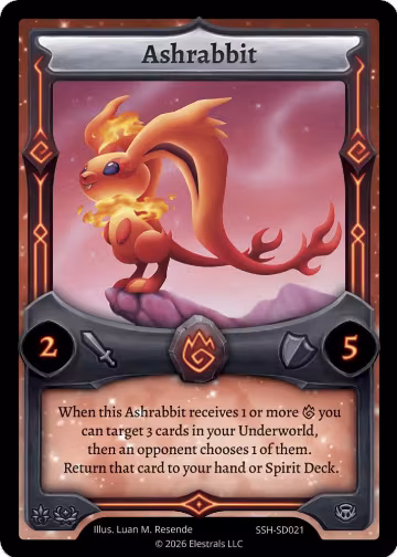 Ashrabbit (SSH-SD021), Divine Champions: Snowshade Starter Decks — Elestrals card price