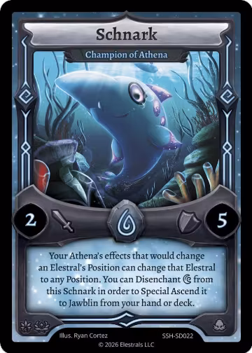 Schnark - Champion of Athena (SSH-SD022), Divine Champions: Snowshade Starter Decks — Elestrals card price