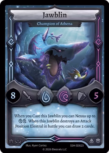 Jawblin - Champion of Athena (SSH-SD023), Divine Champions: Snowshade Starter Decks — Elestrals card price