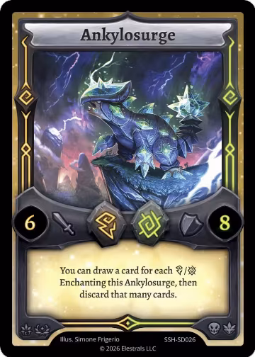 Ankylosurge (SSH-SD026), Divine Champions: Snowshade Starter Decks — Elestrals card price