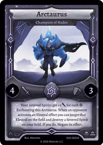 Arctaurus - Champion of Hades (SSH-SD034), Divine Champions: Snowshade Starter Decks — Elestrals card price