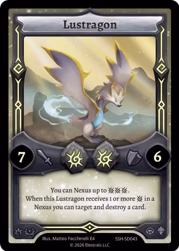 Lustragon (SSH-SD043), Divine Champions: Snowshade Starter Decks — Elestrals card price