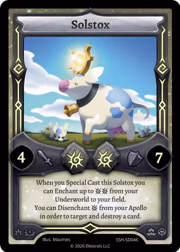 Solstox (SSH-SD046), Divine Champions: Snowshade Starter Decks — Elestrals card price