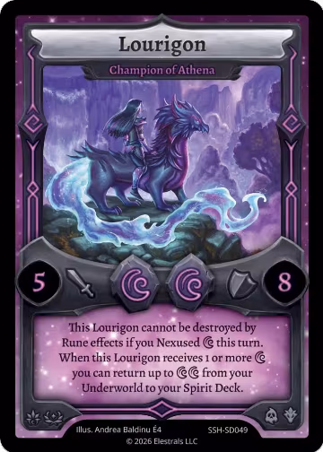 Lourigon - Champion of Athena (SSH-SD049), Divine Champions: Snowshade Starter Decks — Elestrals card price