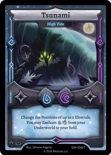 Tsunami - High Tide (SSH-SD067), Divine Champions: Snowshade Starter Decks — Elestrals card price