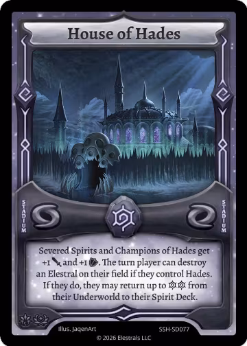 House of Hades (SSH-SD077), Divine Champions: Snowshade Starter Decks — Elestrals card price