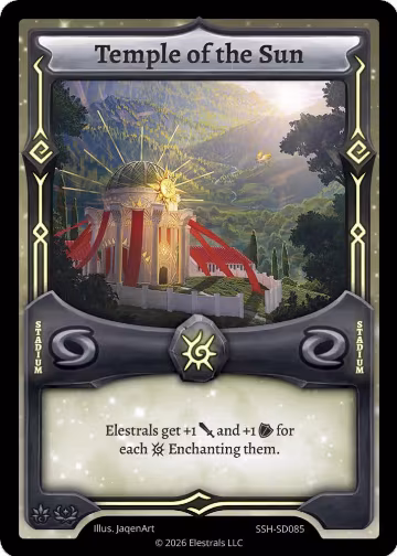 Temple of the Sun (SSH-SD085), Divine Champions: Snowshade Starter Decks — Elestrals card price