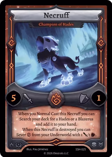 Necruff - Champion of Hades (SSH-025), Divine Champions: Snowshade — Elestrals card price